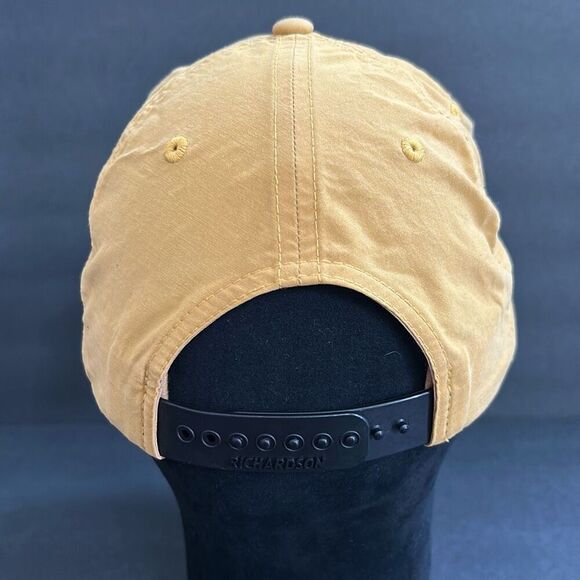 Richardson Outdoor Health Camp Hat Cap SnapBack Yellow Gold Patch Rope Trim - Picture 5 of 11